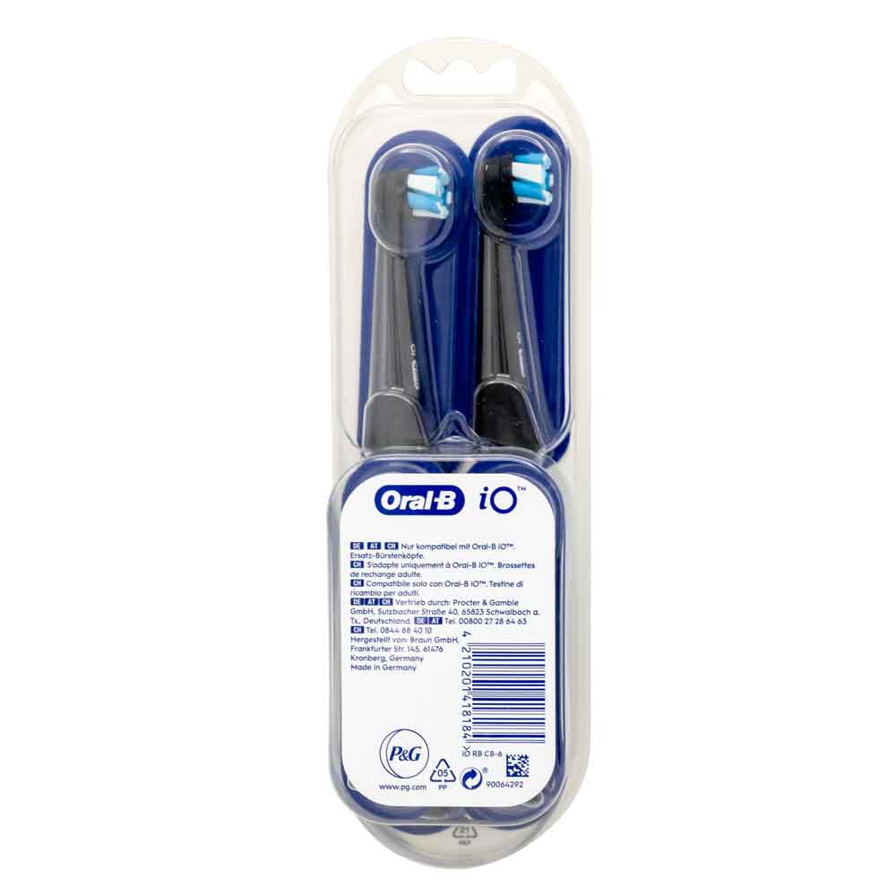 Braun Oral-B iO Ultimative Reinigung 6er Aufsteckbürsten, black Braun Oral-B iO Ultimative Reinigung 6er Aufsteckbürsten, black